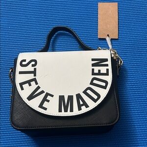 Steve Madden Monochrome Logo Handbag